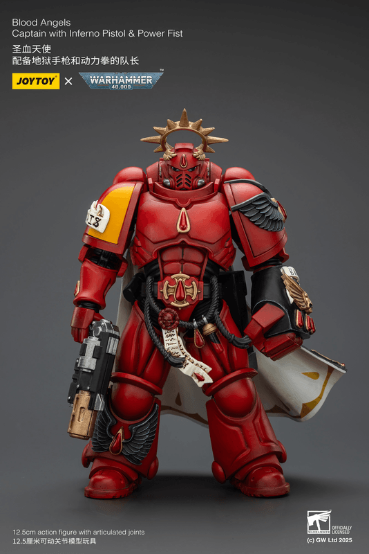 JOYTOY Blood Angels Captain with Inferno Pistol & Power Fist