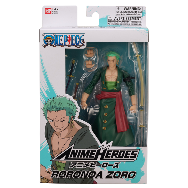 BANDAI Roronoa Zoro One Piece, BNTCA Anime Heroes | 0045557369323