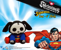 Toynami Skelanimals DC Mini Plush 6 Inch - Superman Dax