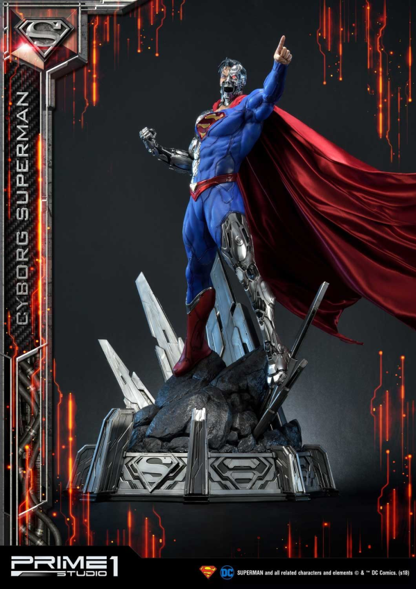 Prime 1 Studio Museum Masterline Superman (Comics) Cyborg Superman(4562471908002)(4562471908002)