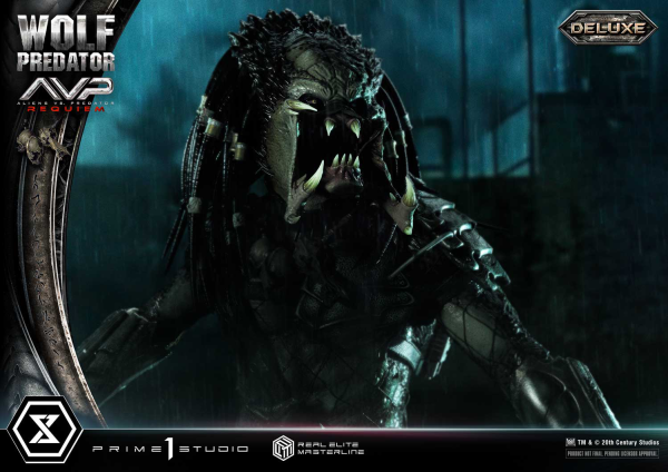Prime 1 Studio Real Elite Masterline Aliens vs. Predator: Requiem Wolf Predator DX Bonus Version | 4582647121646
