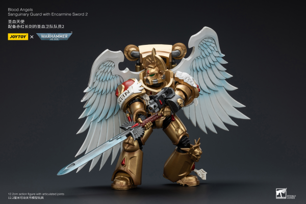 Joy Toy Blood Angels Sanguinary Guard with Encarmine Sword 2 | 6973130377066
