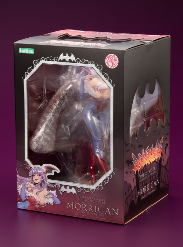KOTOBUKIYA DARKSTALKERS MORRIGAN LIMITED EDITION BISHOUJO STATUE(4934054040735)(4934054040735)