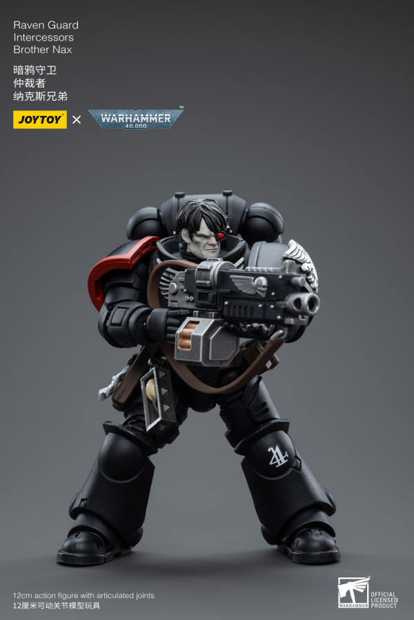 Joy Toy Warhammer 40K-Raven Guard Intercessors Brother Nax(6973130374607)(6973130374607)