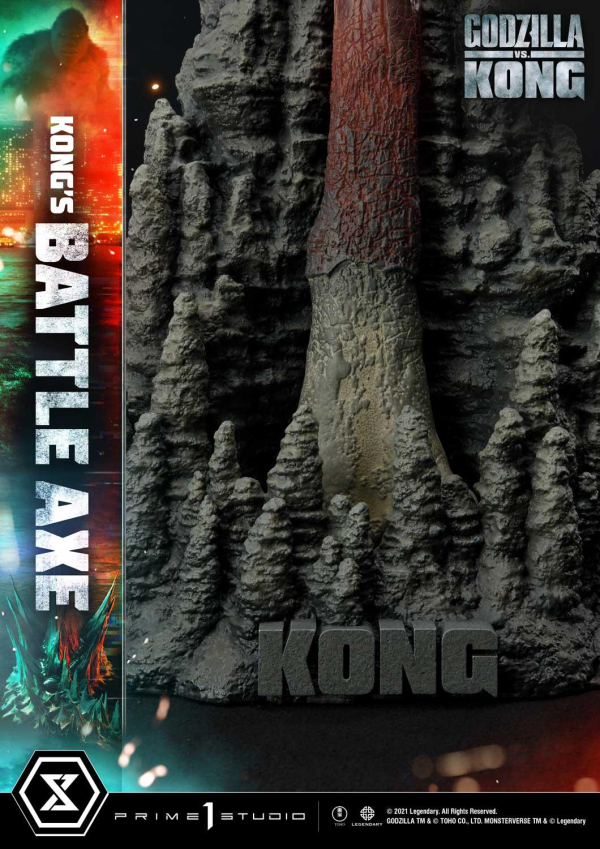 Prime 1 Studio Life Size Bust Godzilla vs Kong (Film) Kong's Battle Axe(4580708032139)(4580708032139)