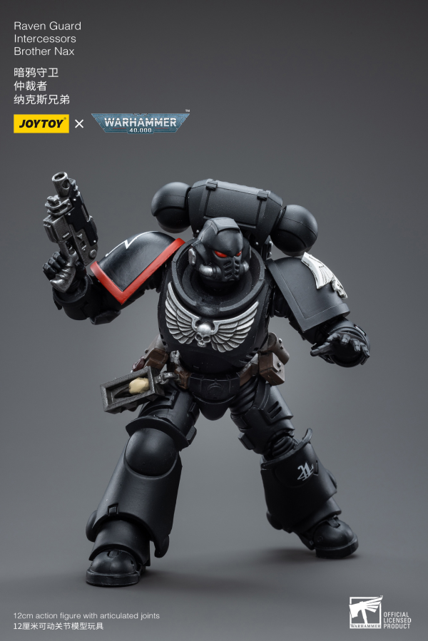 Joy Toy Warhammer 40K-Raven Guard Intercessors Brother Nax(6973130374607)(6973130374607)