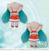 SEGA Fuwapetit NESOBERI (Lay-Down) "Hatsune Miku" Series M Plush "Hatsune Miku" Christmas 2023