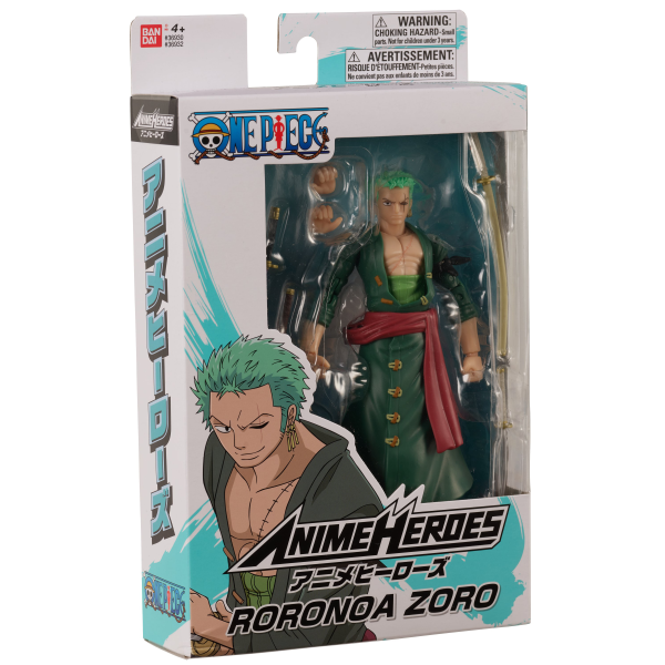 BANDAI Roronoa Zoro One Piece, BNTCA Anime Heroes | 0045557369323