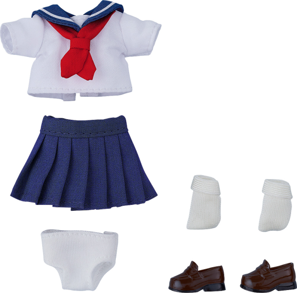 Good Smile Company Nendoroid Doll Outfit Set: Short-Sleeved Sailor Outfit (Navy)(4580590173750)(4580590173750)