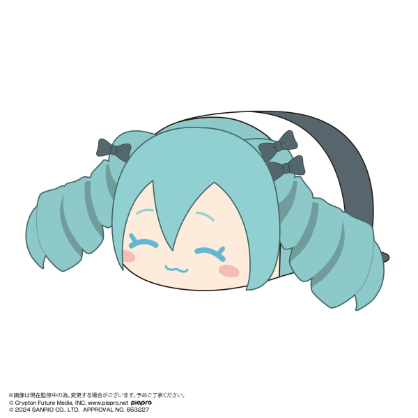 Hatsune miku×Cinnamoroll POTE KORO MASCOT Msize 2 (ITEM A) | 4580683626071