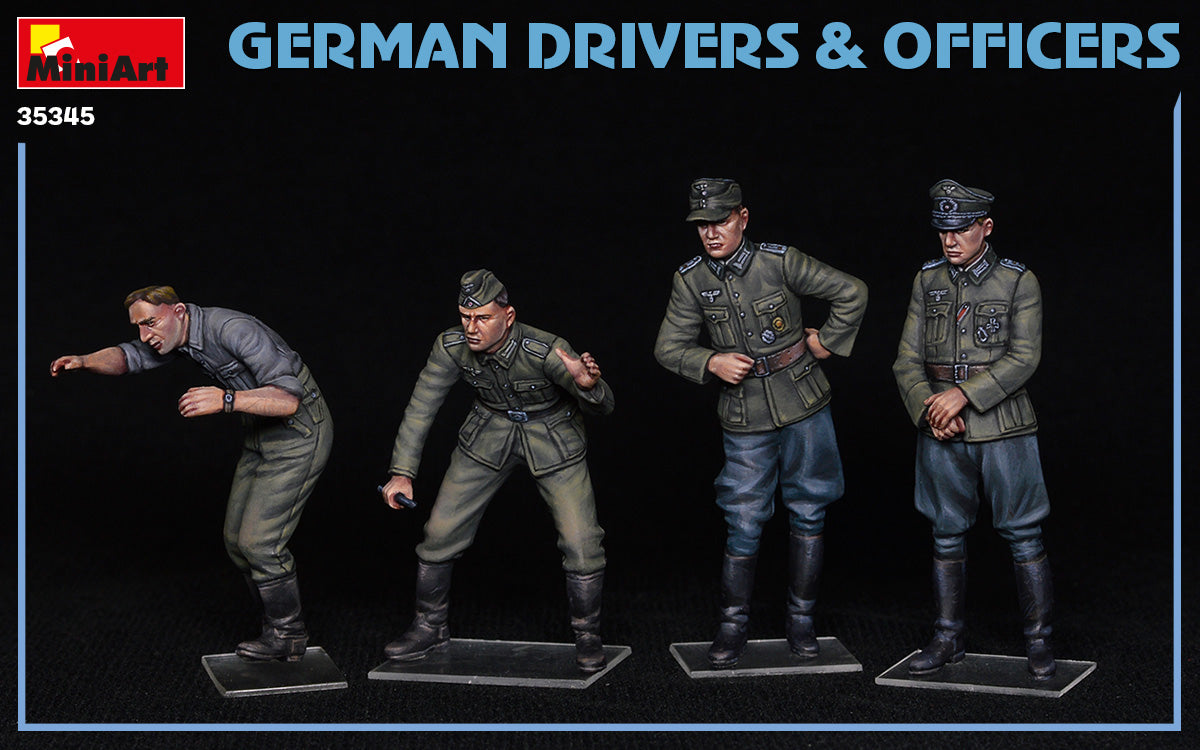 MiniArt 1/35 German Drivers & Officers | 4820183313638
