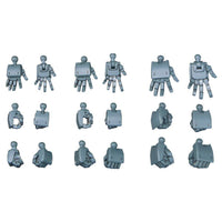 Bandai HGBC 1/144 #43 Build Hands (square) L,M,S "Gundam Build Divers" | 4573102635327