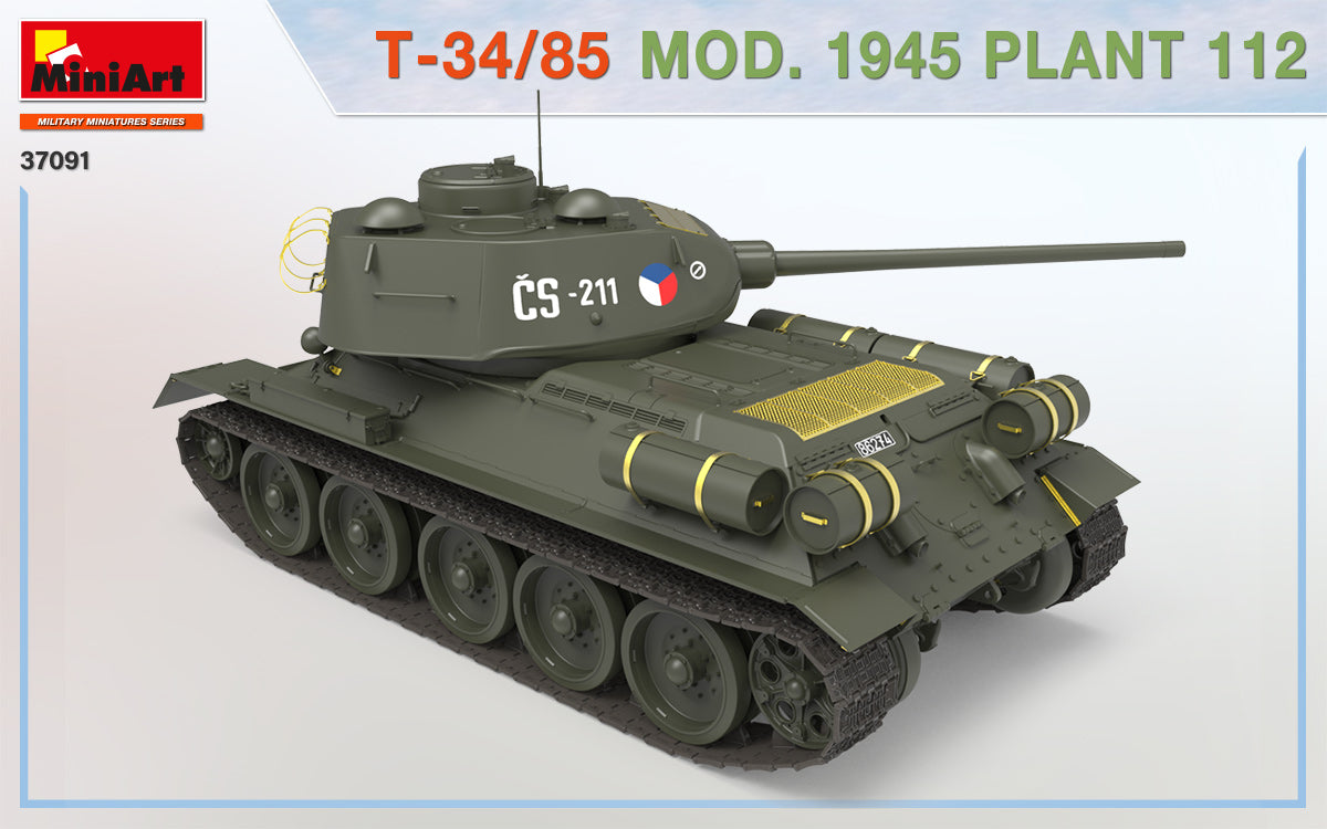 MiniArt 1/35 T-34/85 Mod. 1945 Plant 112 | 4820183313676