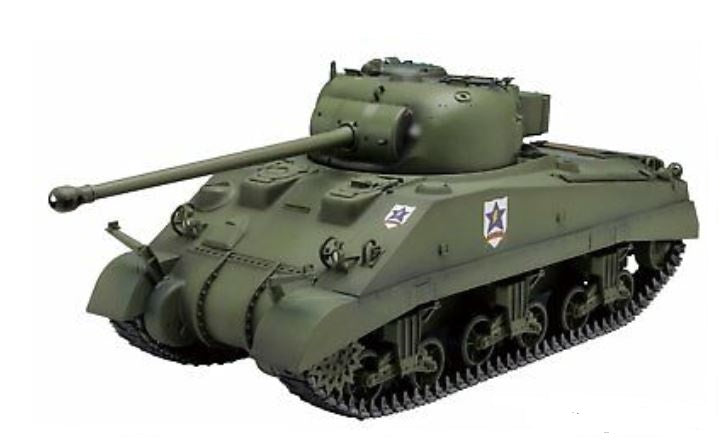Platz x Asuka 1/35 GIRLS und PANZER der FILM M4A1(76)W Sherman Tank (Figures not included)