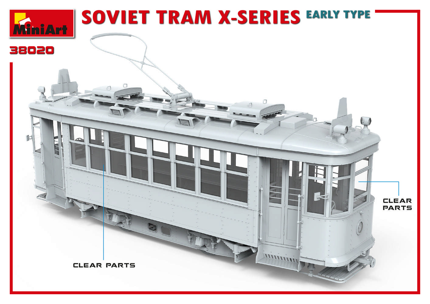 MiniArt 1/35 Soviet Tram 'X'-Series. Early Type | 4820183312570