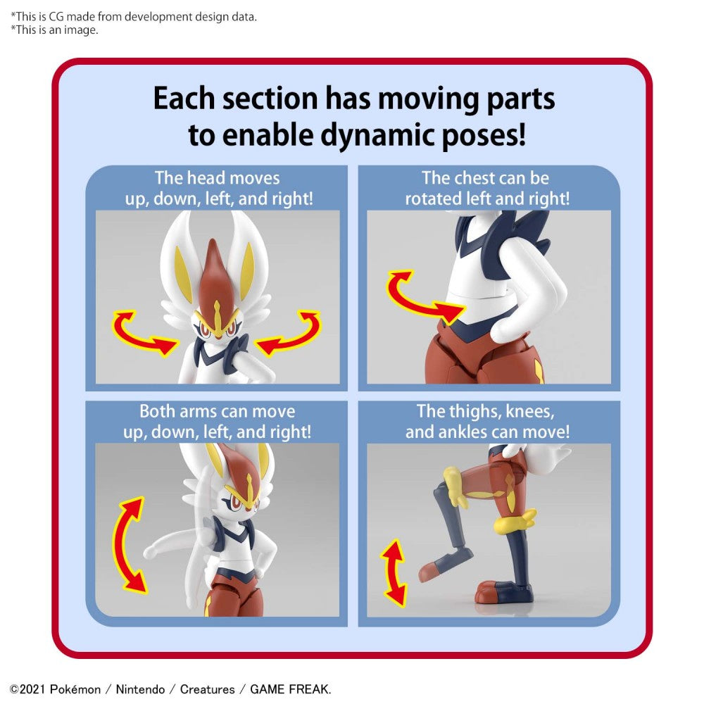 BANDAI Hobby Pokemon Model Kit CINDERACE