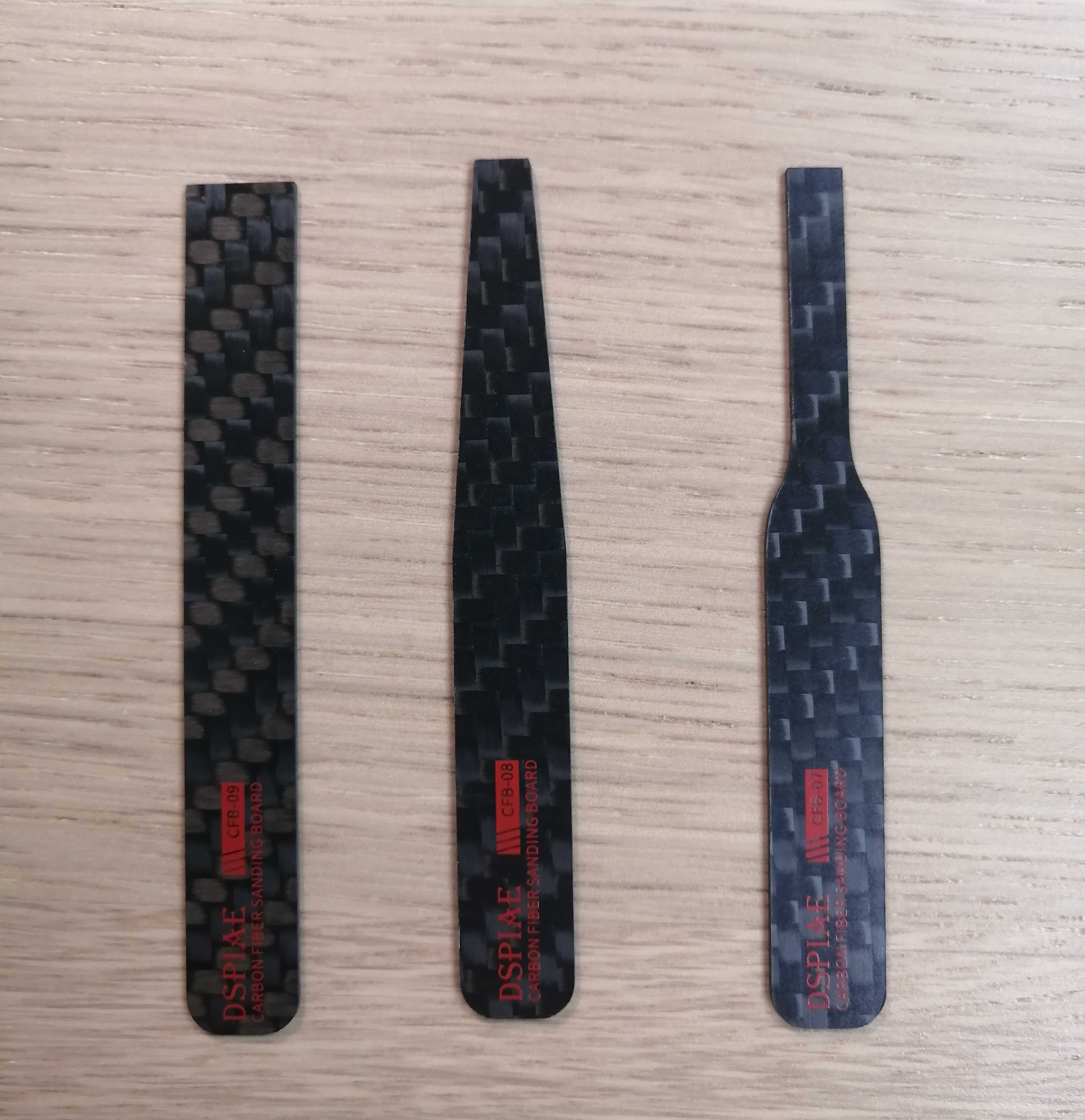 DSPIAE Lrregular Carbon Fiber Sanding Stick (Adhesive sandpaper required  CFB-S03)