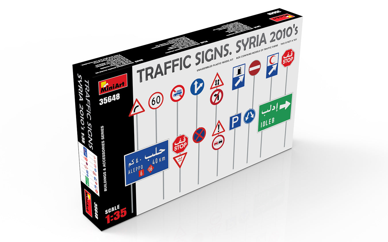MiniArt 1/35 Traffic Signs. Syria 2010'S | 4820183314024
