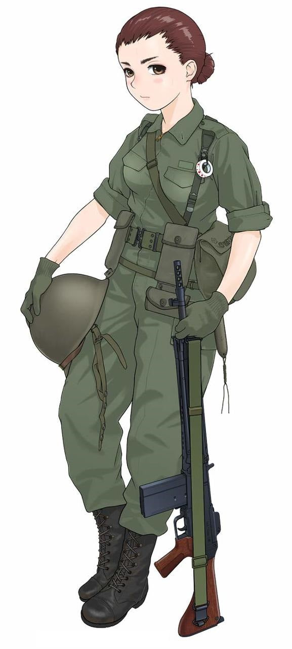 FineMolds 1/35 Historic Costume Girl Type 73 Light Truck with Figure 'Himeko' | 4536318880035