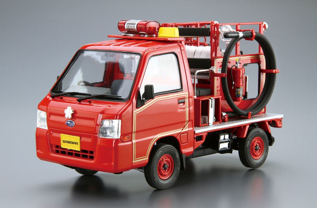 Aoshima 1/24 Subaru TT2 SAMBAR THE FIRE ENGINE '11 | 4905083057940