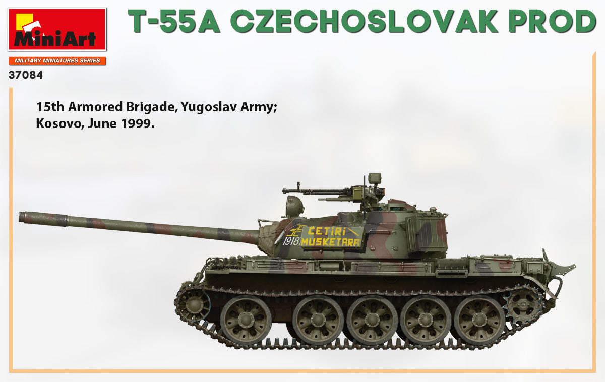 MiniArt 1/35 T-55A Czechoslovak Prod. Tank | 4820183313195