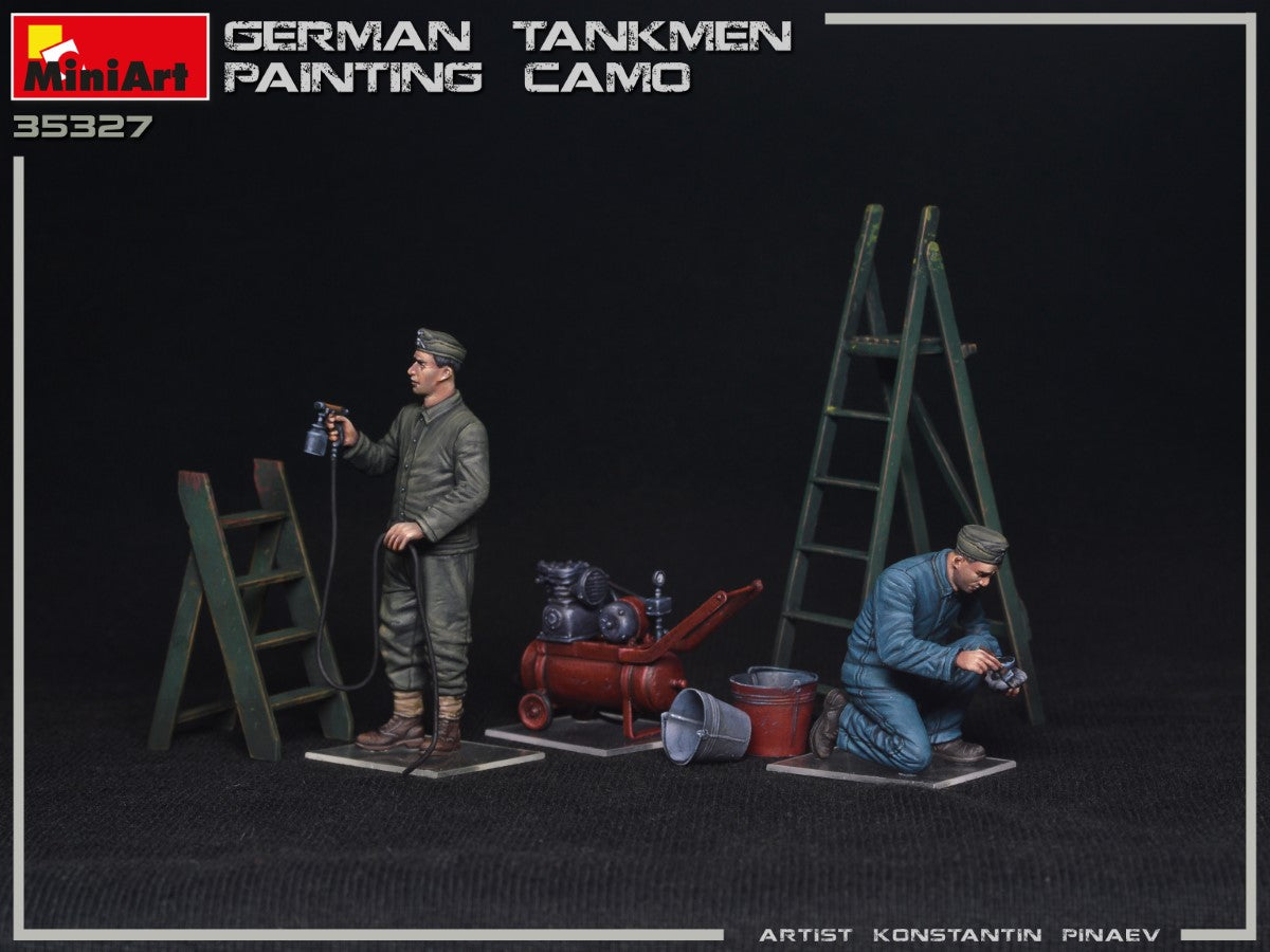 MiniArt 1/35 German Tankmen. Painting  Camo | 4820183313232