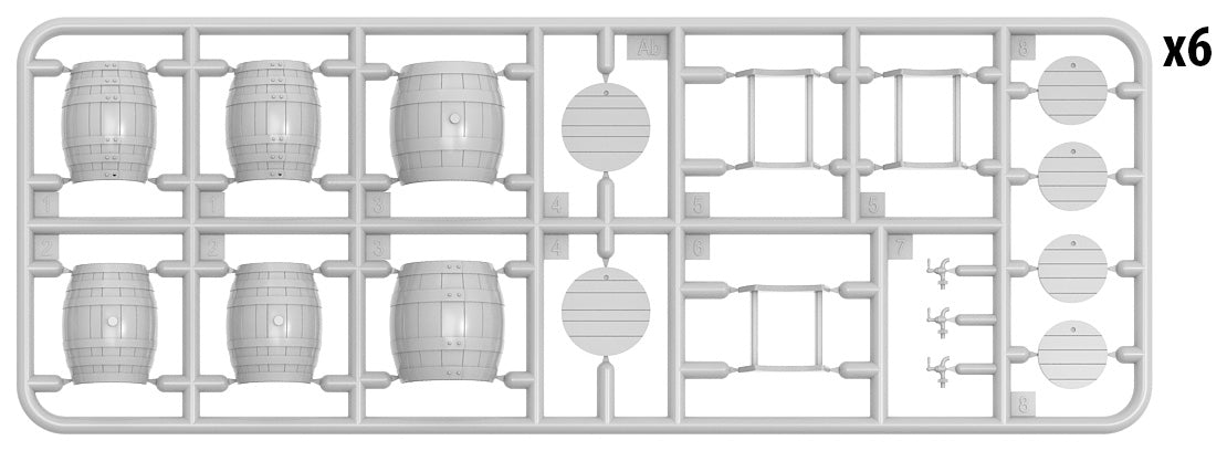 MiniArt 1/35 Wooden Barrels | 4820183313362