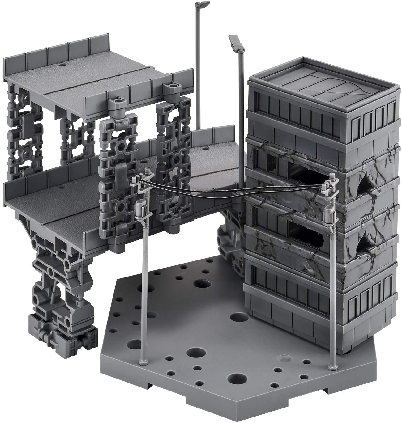 BANDAI Hobby CUSTOMIZE SCENE BASE (CITY AREA Ver.) - P-REX Hobby