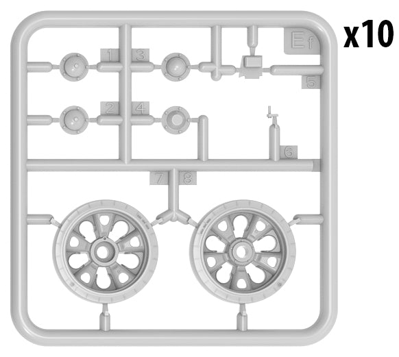 MiniArt 1/35 T-34/85 'Sea Star' Wheels Set | 4820183312495