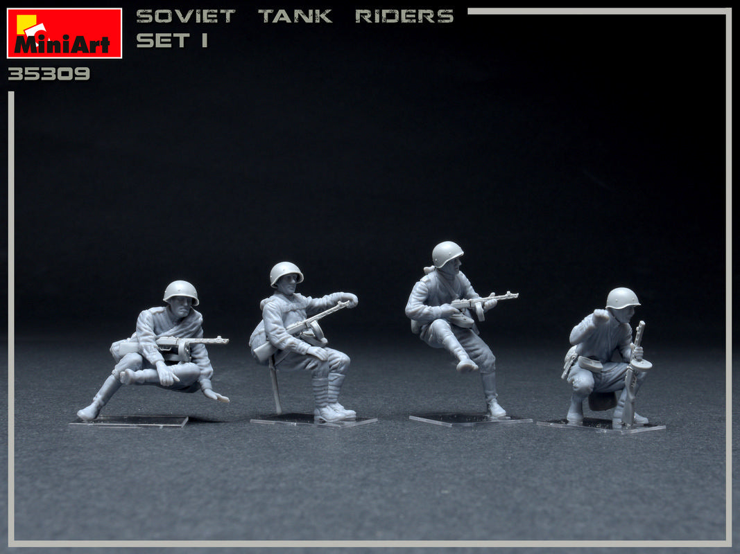 MiniArt 1/35 Soviet Infantry Tank Riders Set 1 | 4820183312983
