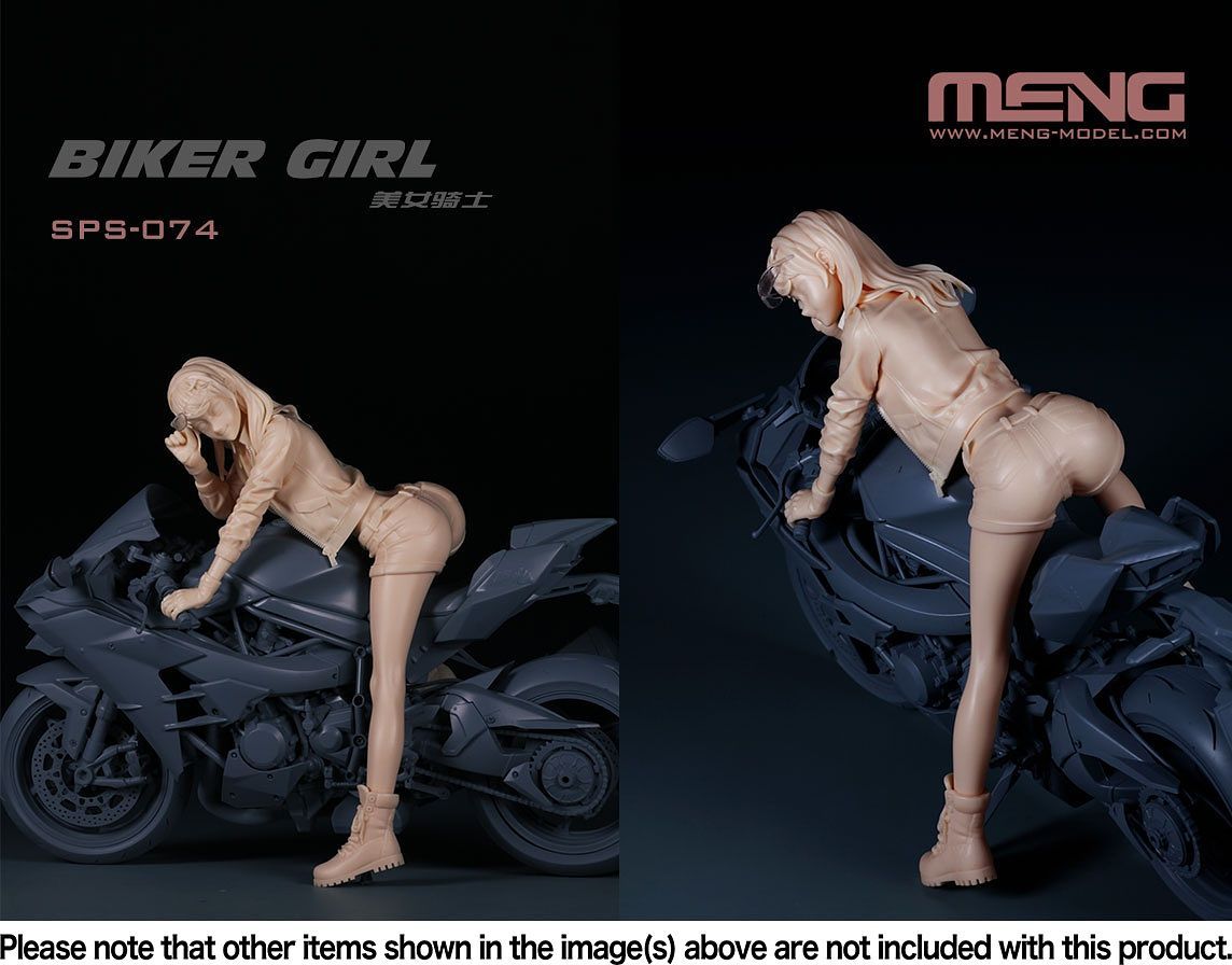Meng 1/9 Biker Girl (Resin)