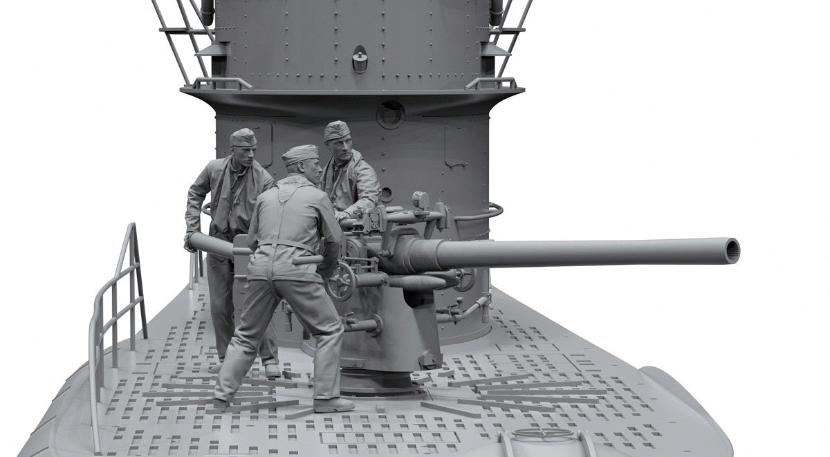 Border Model 1/35 German Submariners & Commanders In Action