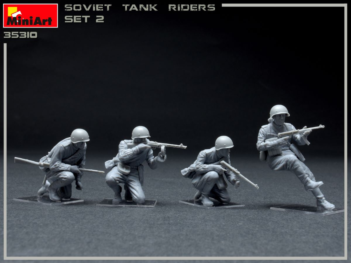 MiniArt 1/35 Soviet Infantry Tank Riders Set 2 | 4820183313010