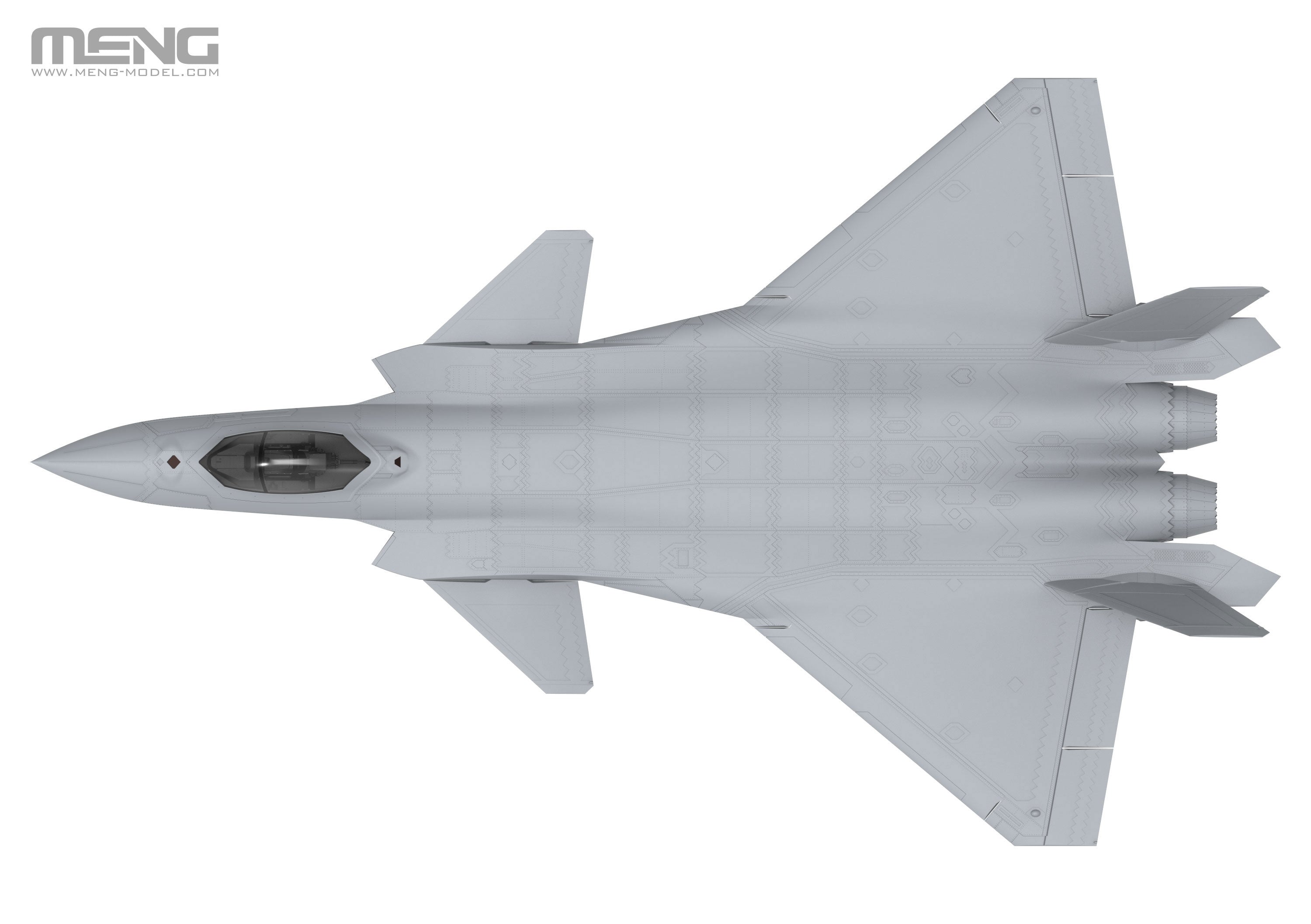 Meng 1/48 Chinese J-20 Stealth Fighter | 4897038553785