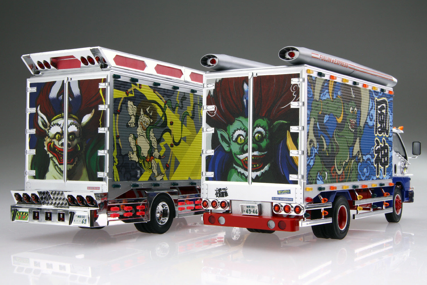 Aoshima 1/32 Wind God☆Thunder God | 4905083068106