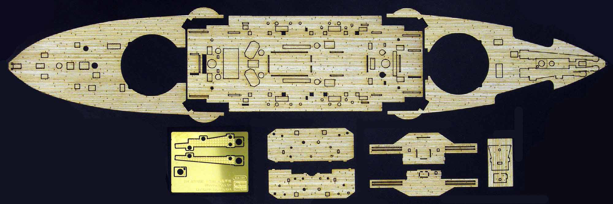 Hasegawa Wooden Deck For Z21(40021-4) 1/350 Ijn Battleship Mikasa 'The Battle Of The Japan Sea'