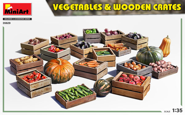 MiniArt 1/35 Vegetables & Wooden Crates