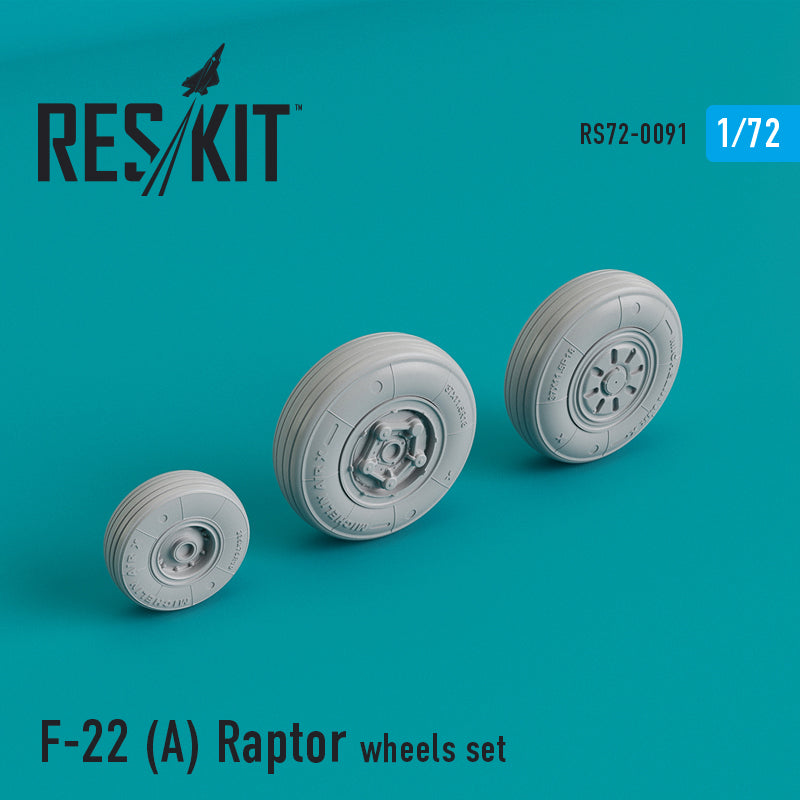 Res/Kit F-22A Raptor wheels set | 4824594100917