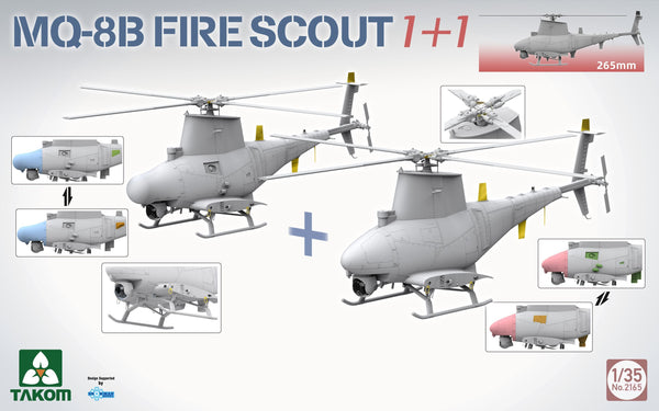 Takom 1/35 MQ-8B Fire Scout 1+1