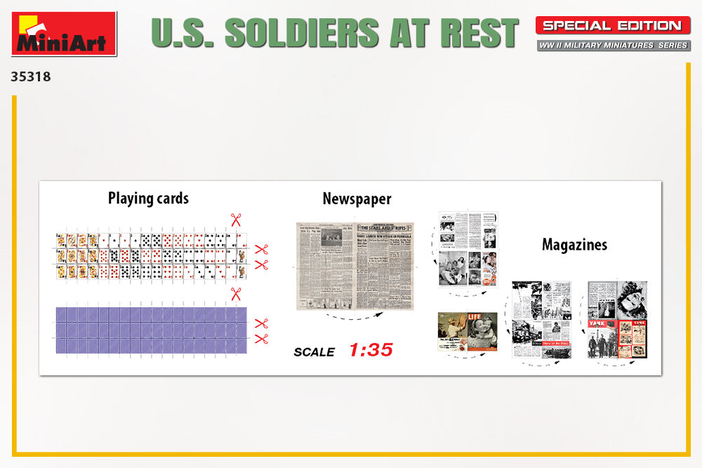 MiniArt 1/35 US Soldiers at Rest Special Edition | 4820183313621