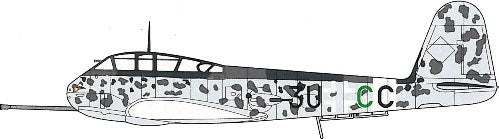 FineMolds 1/72 Messerschmitt Me410 B-1/ U4 | 4536318750109