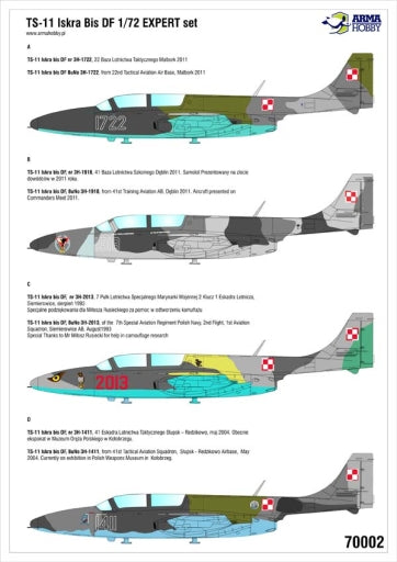 Arma Hobby 1/72 TS-11 Iskra Expert set 'Camo' | 5907747900639