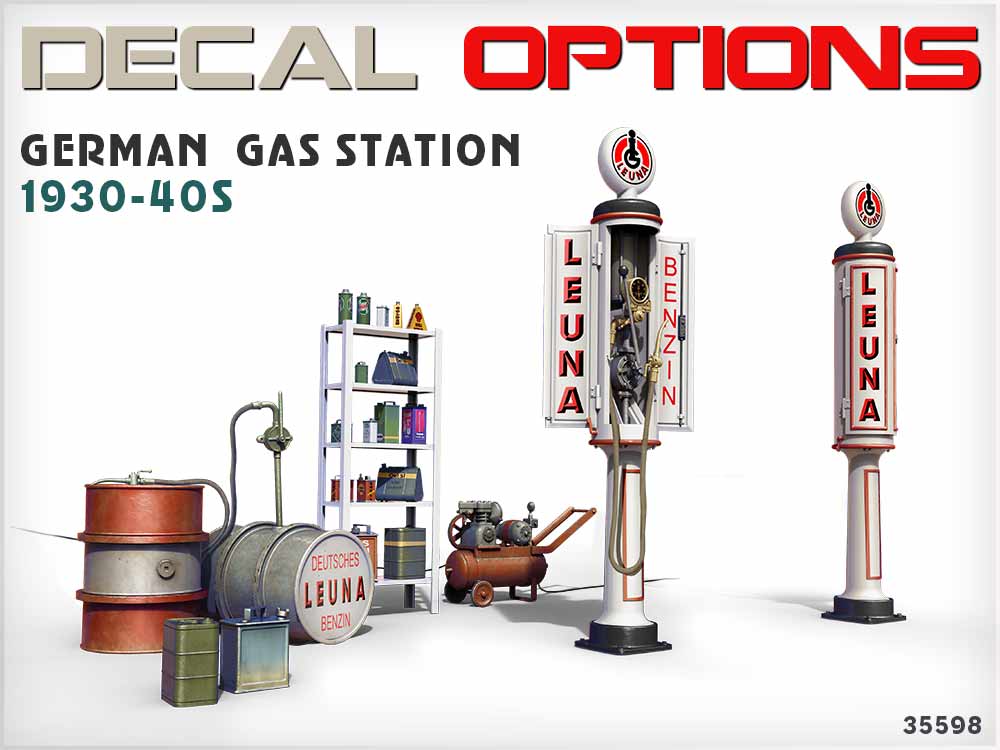 MiniArt 1/35 German Gas Station 1930-40s | 4820183312471