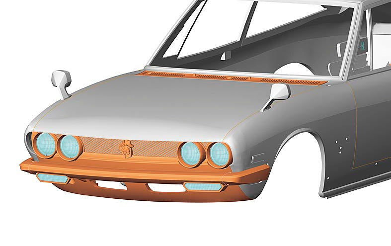 Hasegawa 1/24  ISUZU 117 COUPÉ MIDDLE VERSION （XE）（1976）(4967834205994)