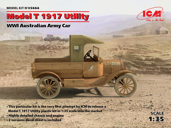 ICM 1/35 Model T 1917 Utility, WWI Australian Army Car