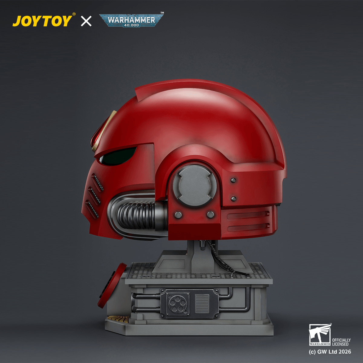 Blood Angels MkX Helmet & Display Stand