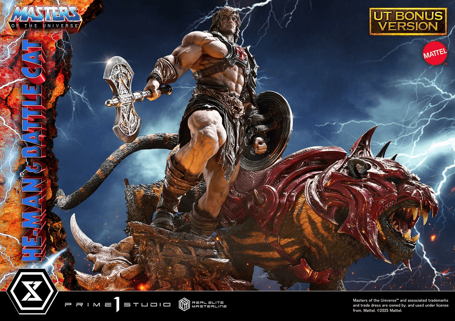 Real Elite Masterline Masters of the Universe He-Man &amp; Battle Cat Ultimate Bonus Version | 4582647123442