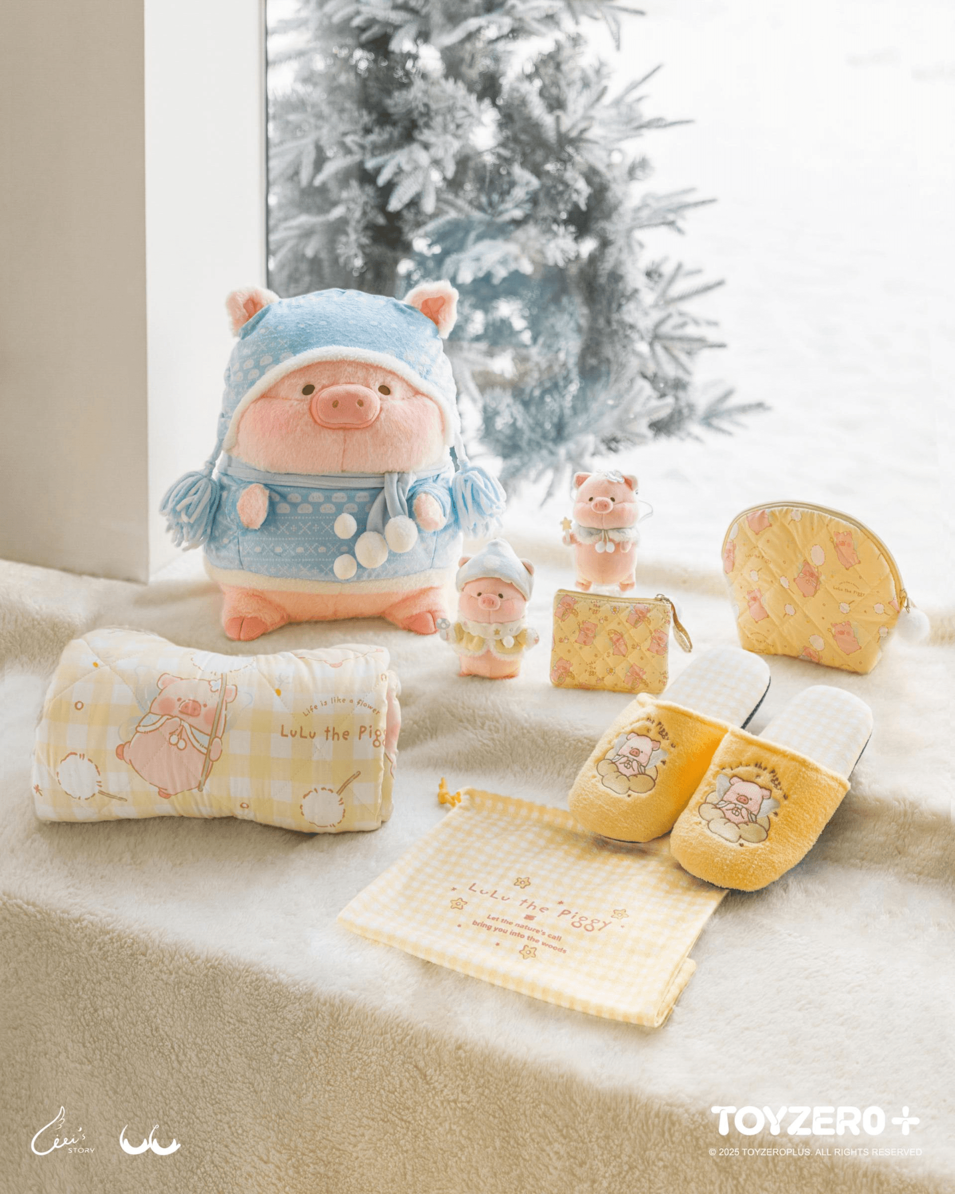 LuLu the Piggy Winter Series - Welcome Winter QuiltingPouch (S) | 6978531761704