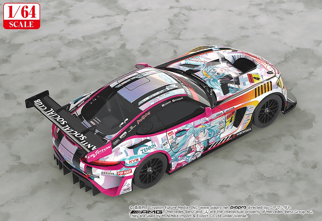 (Rerelease) 1/64 Scale Good Smile Hatsune Miku AMG 2021 SUPER GT Round 5 Ver. - Release Date: 02/2027