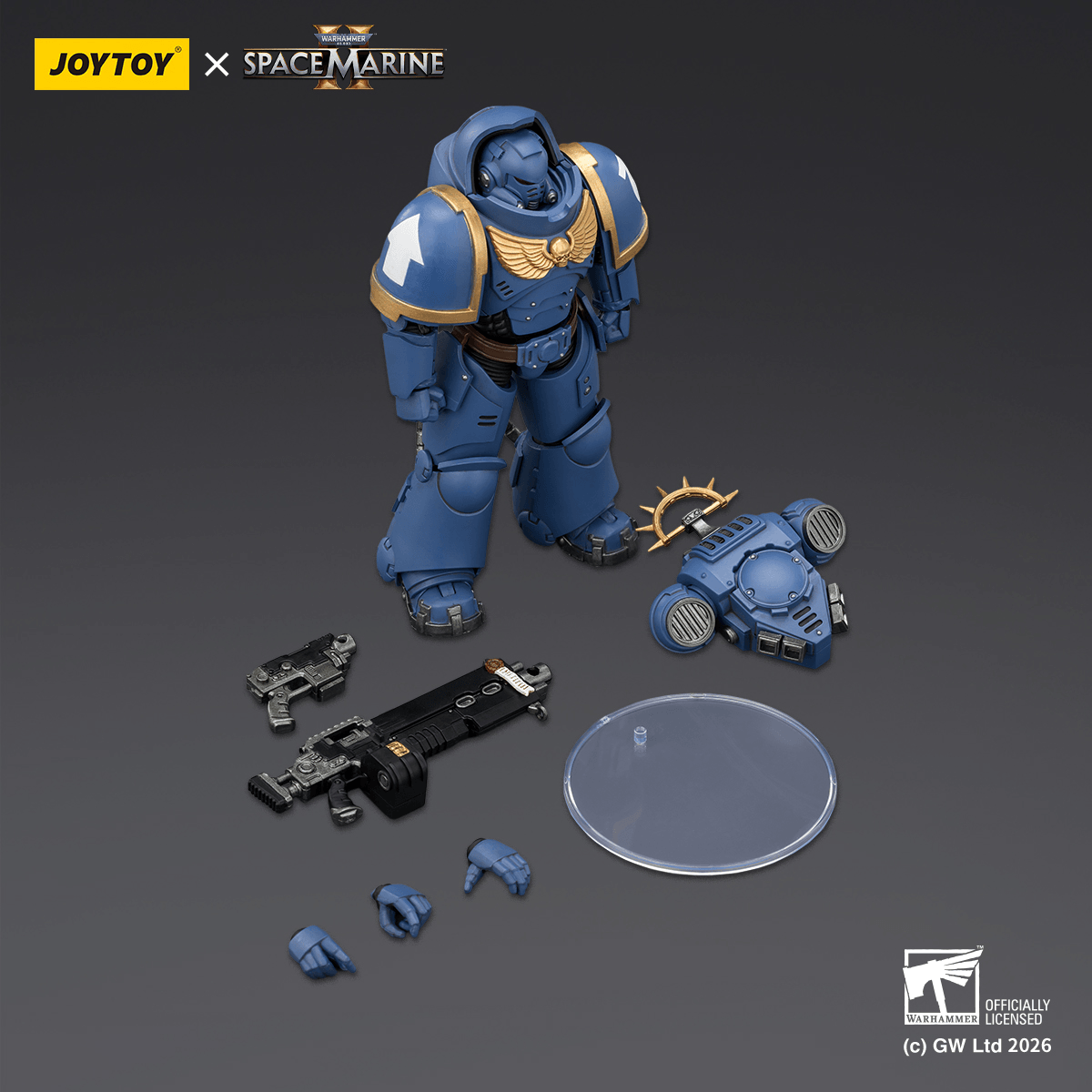 Game Edition Ultramarines Heavy Intercessor with Heavy Bolt Rifle and Bolt Pistol | 6927054403639